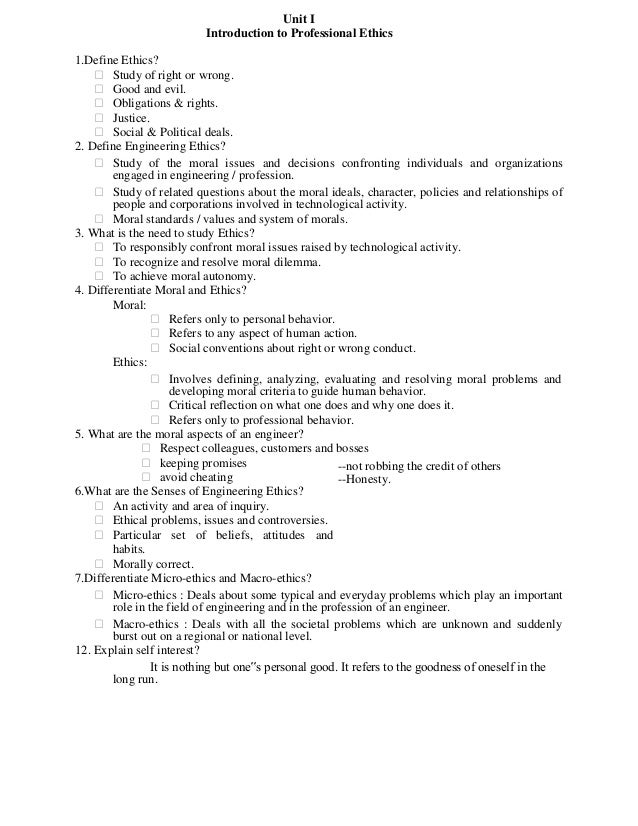 Professional Ethics Pdf